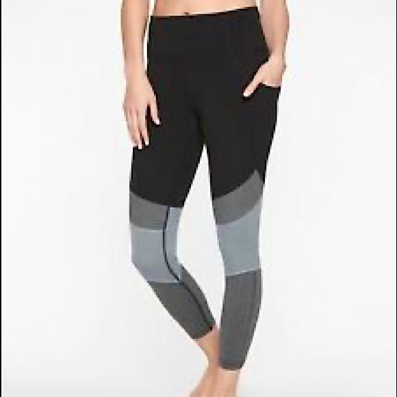 Athleta Pants - Athleta Size Small Modblock Salutation 7/8 Tights